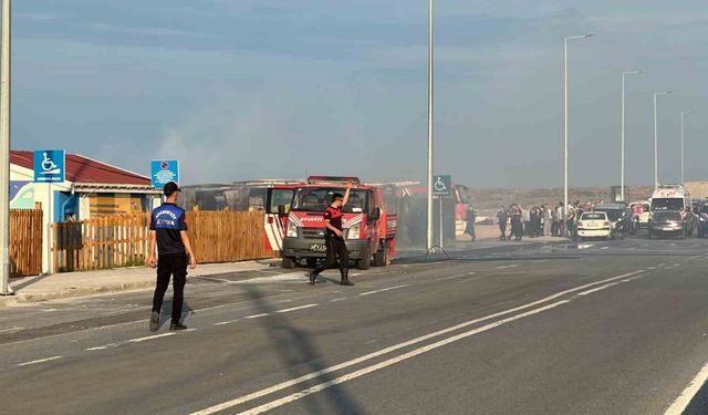 Arnavutköy’de İBB’ye ait cankurtaran merkezinde yangın çıktı