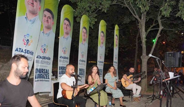 Ataşehir’de “Parklarda Müzik Var” rüzgarı