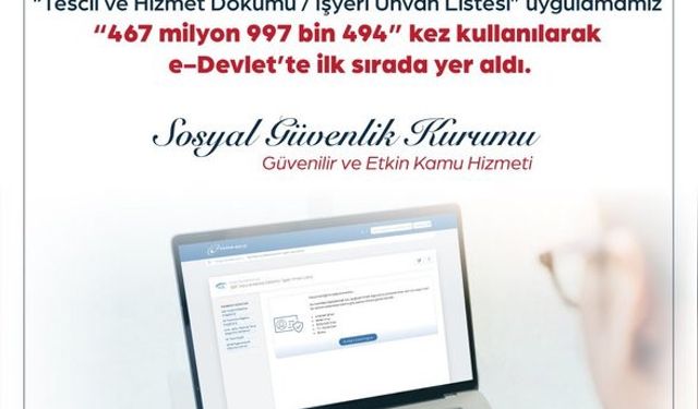 Bakan Işıkhan: “e-Devlet’ten en çok ziyaret edilen uygulama SGK Tescil ve Hizmet Dökümü oldu”