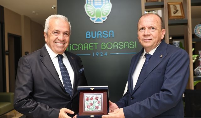 Başkan Şadi Özdemir’den Bursa Ticaret Borsası’na ziyaret