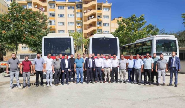 Başkan Yalım, şehir içi otobüs şoförleriyle bir araya geldi