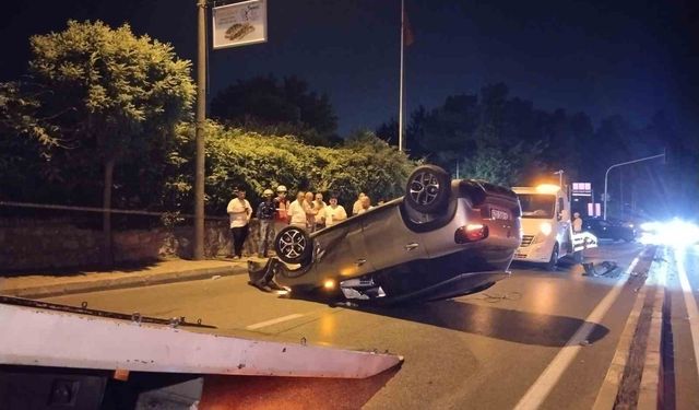 Beykoz’da trafik kazası: 1 yaralı