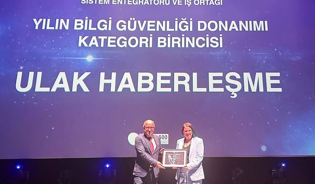 Bilişim 500 Araştırması’nda ULAK Haberleşme "Bilgi Güvenliği Donanımı Kategorisi"nde birinci oldu