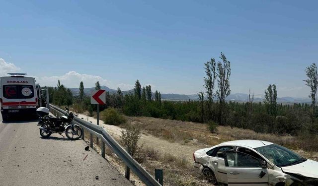 Burdur-Fethiye karayolunda kontrolden çıkan otomobil şarampole düştü: 4 yaralı