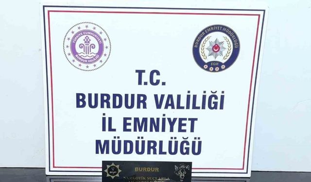 Burdur’da durdurulan araçtan uyuşturucu çıktı