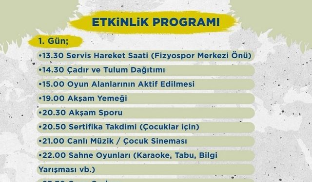 Büyükşehir Spor A.Ş.’nin doğa kamplarında yeni hafta kayıtları sürüyor