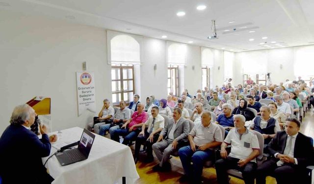 ER-VAK Başkanı Güzel’den ’Mustafa Kemal’in Erzurum Günleri’ konferansı