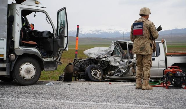 Erzurum jandarma bölgesinde bir ayda 20 trafik kazası