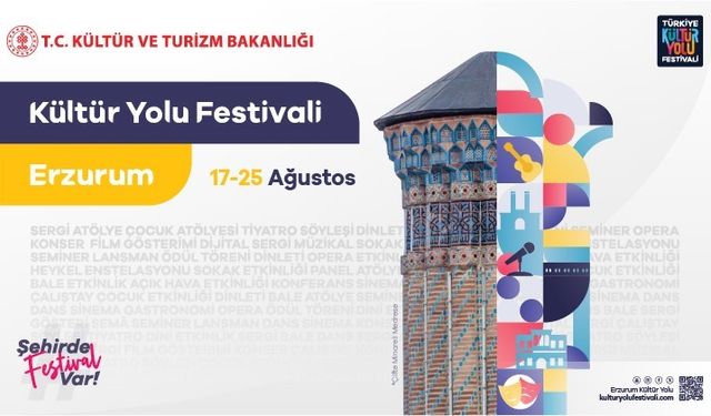 Erzurum Kültür Yolu Festivali 17 Ağustos’ta başlıyor