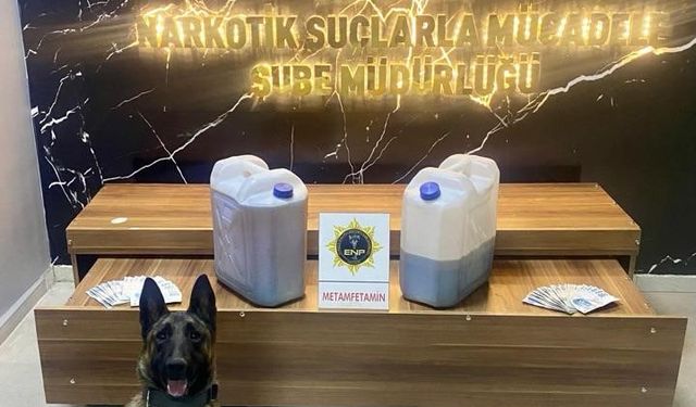 Erzurum’da 30 kilogram metamfetamin ele geçirildi