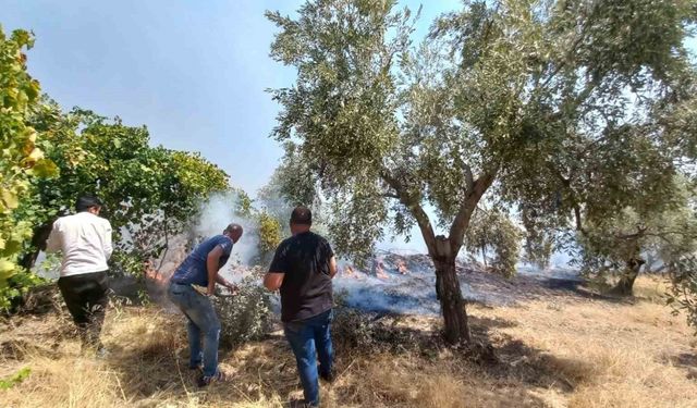 Hazır bekletilen su tankerleri alevlerin büyümesini engelledi