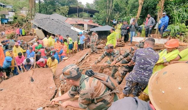 Hindistan’ın Kerala eyaletindeki heyelanlarda can kaybı 308’e yükseldi