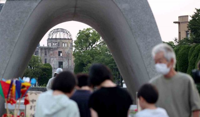 Hiroşima atom bombası saldırısında hayatını kaybedenler 79. yıl dönümünde anıldı