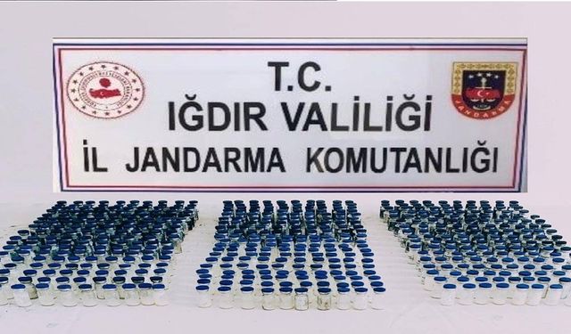 Iğdır İl Jandarma Komutanlığı’ndan kaçak botoks ilaçları operasyonu