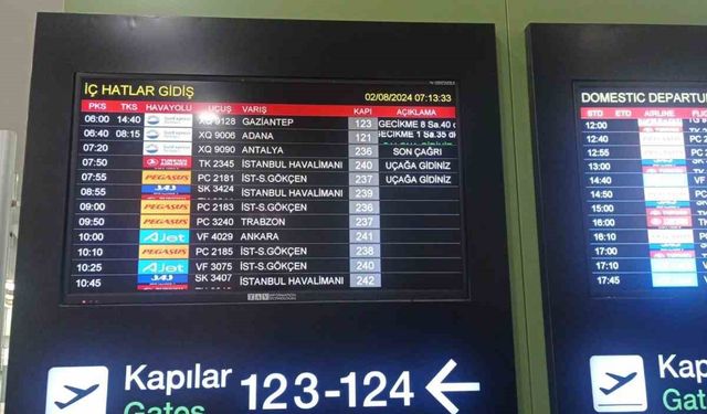 İzmir-Gaziantep uçuşunda rötar 10 saate çıktı, yolcular isyan etti