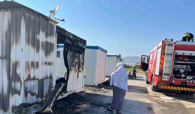 Kahramanmaraş Havalimanı’nda yangın