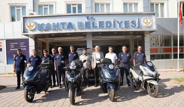 Kahta Belediyesi Motorize Zabıta Ekibi kurdu