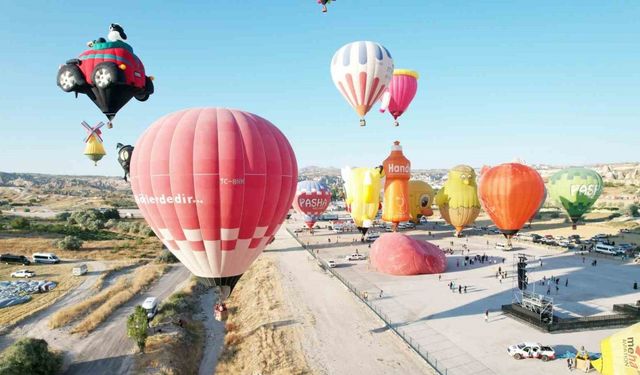 Kapadokya’da görsel şölen