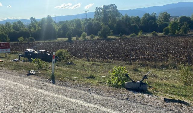 Kastamonu’da iki otomobil çarpıştı: 1 ölü, 2 yaralı