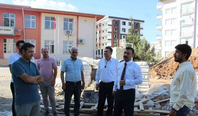 Kaymakam Soysal, eğitim yatırımlarını inceledi