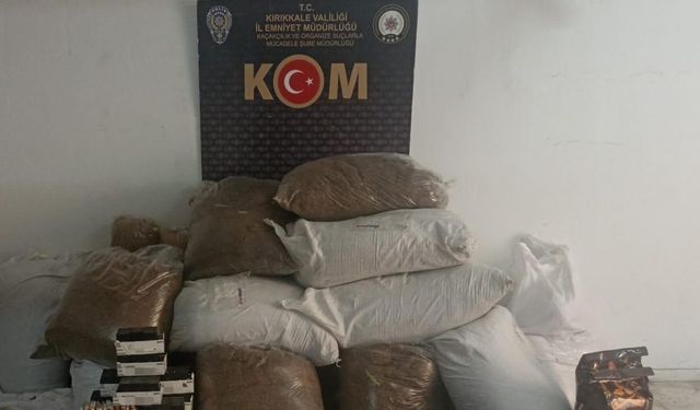 Kırıkkale’de kaçak tütün ve alkol ticareti operasyonu: 25 şüpheliye adli işlem