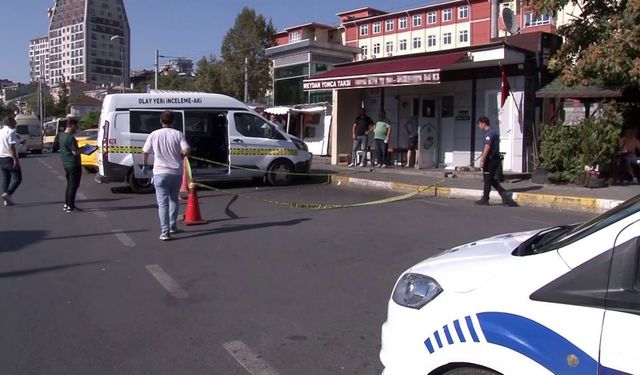 Küçükçekmece’de bir kişi, taksi durağında ’yok’ cevabını alınca silahlı saldırı düzenledi