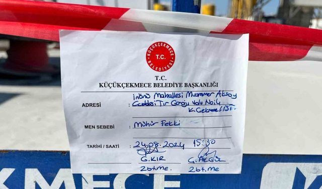 Küçükçekmece’de çevreyi kirleten beton santrali ikinci kez mühürlendi: 2 gözaltı