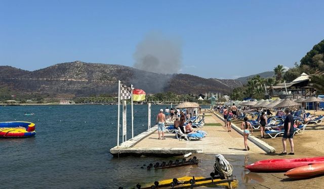 Kuşadası’ndaki orman yangını büyümeden söndürüldü