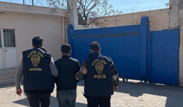 Mardin’de 24 yıl hapis cezası bulunan firari hükümlü yakalandı