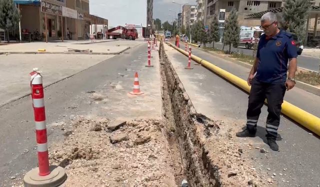 Mardin’de doğalgaz hattında bomba paniği