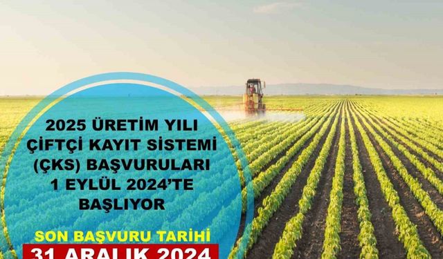 Niğdeli çiftçilere ÇKS uyarısı