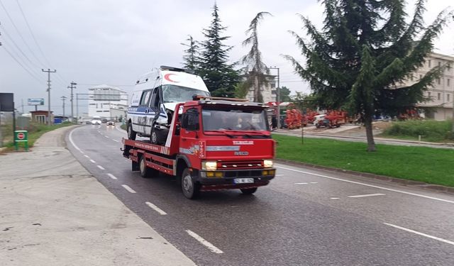 Ordu’da ambulans kazası: 4 yaralı