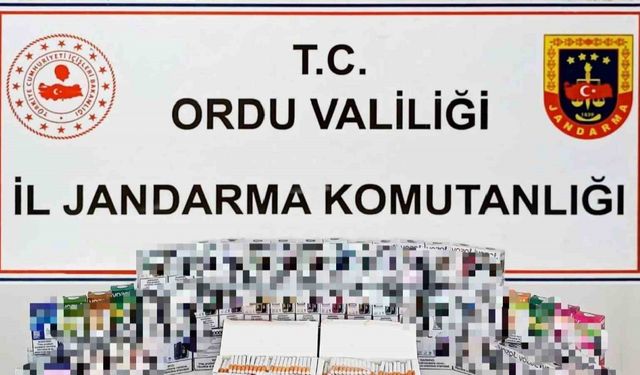 Ordu’da kaçak tütün ve mamulleri ile mücadele çalışmaları sürüyor