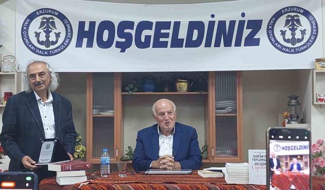 Prof. Dr. Muhammet Nur Doğan kitap tanıtımını Erzurum’da yaptı