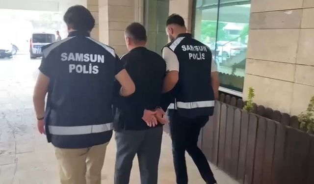 Samsun’da 15 yıl 7,5 ay hapis cezası bulunan şahıs yakalandı