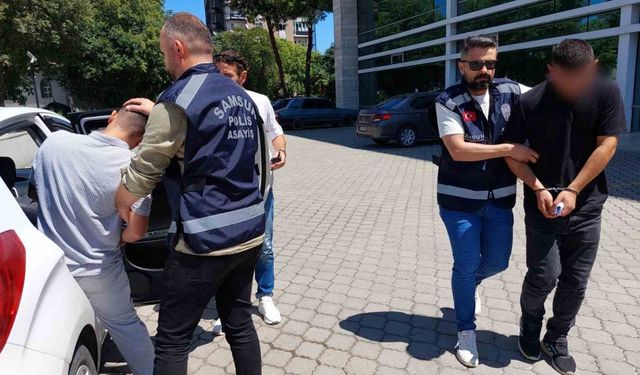 Samsun’da 2 kişiyi silahla yaralayan şahıslar tutuklandı