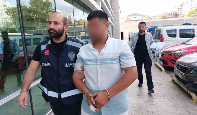 Samsun’da bir kişinin cop ile darp edilmesiyle ilgi yakalanan şahıs tutuklandı