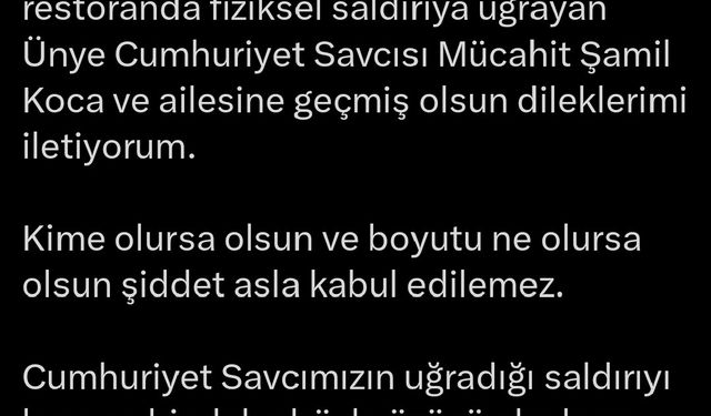 Savcı ile restoran arasındaki gerginlik olayına Bakan Yılmaz Tunç’tan açıklama