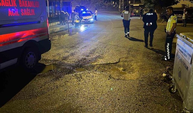 Sinop’ta yoldaki çukura giren motosikletli kaza yaptı: 1 yaralı