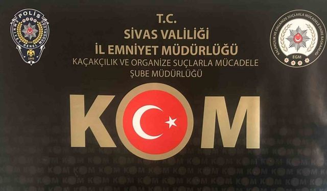 Sivas’ta kaçakçılık operasyonu