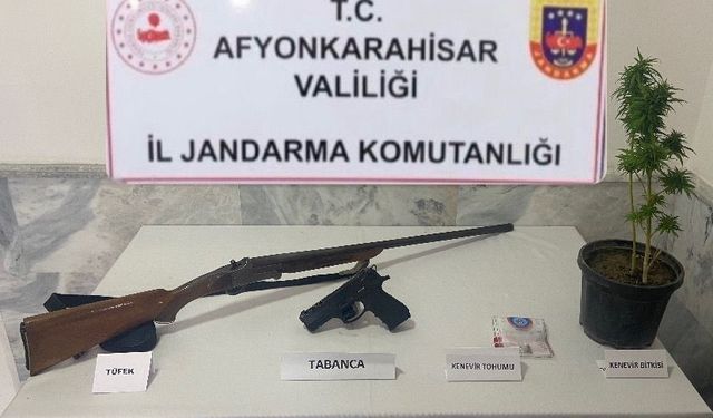 Sülün’deki uyuşturucu operasyonunda kenevir bitkisi ve tohumları ele geçirildi