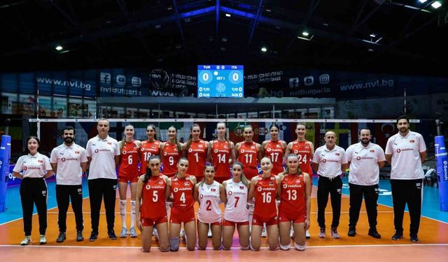 U20 Kadın Milli Voleybol Takımı, namağlup Avrupa şampiyonu