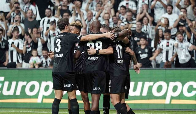 UEFA Avrupa Ligi: Beşiktaş: 1 - Lugano: 0 (İlk yarı)