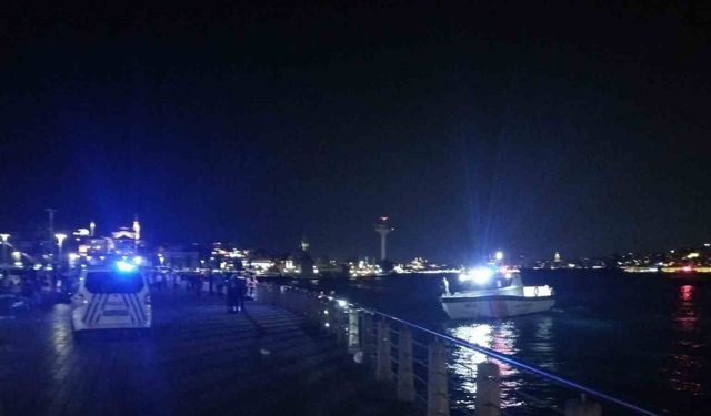 Üsküdar’da denize düşen genç kadın için arama çalışması başlatıldı