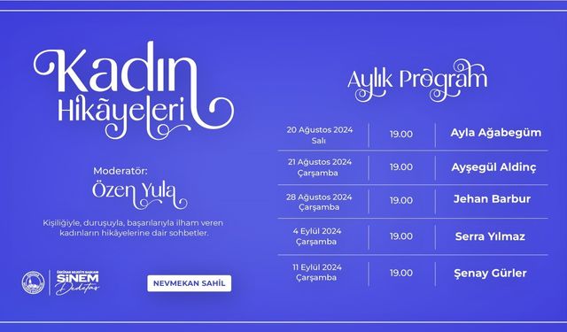 Üsküdar’da ‘Kadın Hikayeleri’ söyleşileri başlıyor