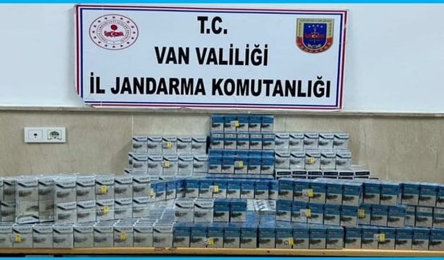 Van’da gümrük kaçağı malzemeler ele geçirildi