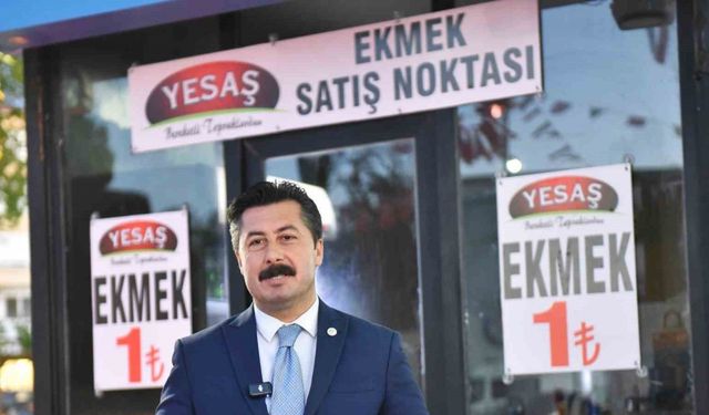 Yenişehir’de ekmek 1 TL’den satılmaya başlandı