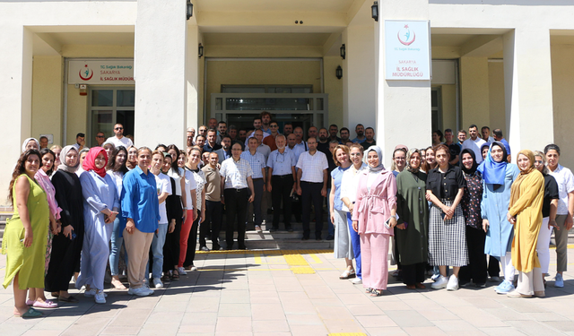 Öğütlü personelle vedalaştı