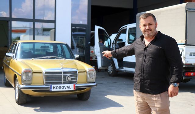 10 yaşında verdiği sözü 50 yaşında tuttu, otomobili kaptı