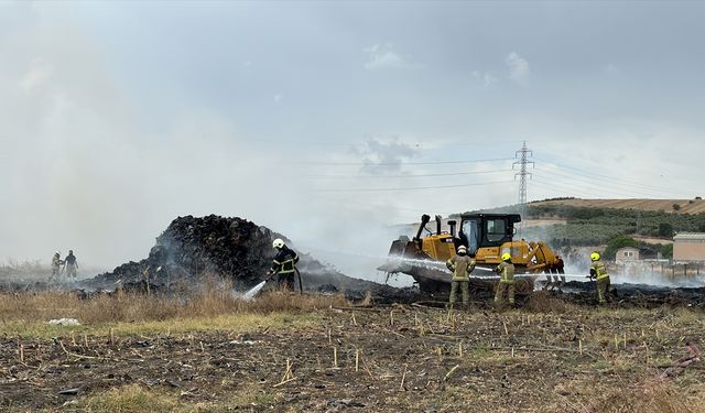 Bursa'da otluk alanda çıkan yangın söndürüldü